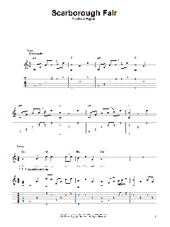 Scarborough Fair von Traditional English Ballad (Download) 