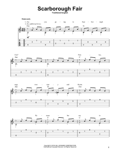 Scarborough Fair von Traditional English (Download) 