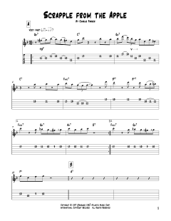 Scrapple From The Apple von Charlie Parker (Download) 