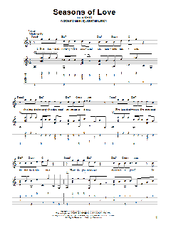 Seasons Of Love von Jonathan Larson (Download) 