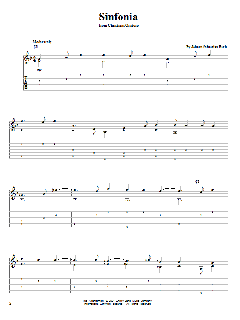 Sinfonia von Johann Sebastian Bach (Download) 