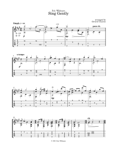 Sing Gently von Eric Whitacre (Download) 