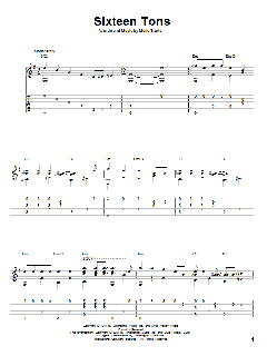 Sixteen Tons von Merle Travis (Download) 