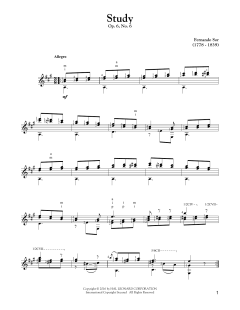 Study Op. 6, No. 6 von Fernando Sor (Download) 