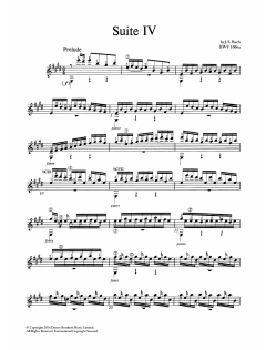 Suite In E Major BWV 1006A (Download) 