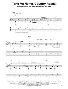 Take Me Home, Country Roads von John Denver (Download) 