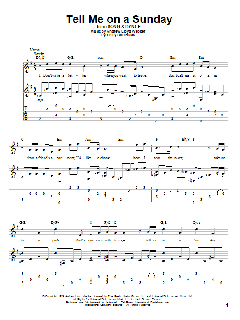 Tell Me On A Sunday von Andrew Lloyd Webber (Download) 