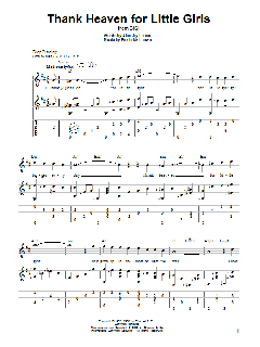Thank Heaven For Little Girls von Alan Jay Lerner (Download) 