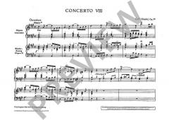 Orgel-Konzert Nr. 8 A-Dur op. 7/2 HWV 307 von Georg Friedrich Händel im Alle Noten Shop kaufen