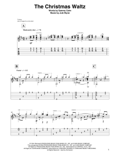 The Christmas Waltz von Jule Styne (Download) 