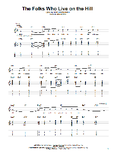 The Folks Who Live On The Hill von Jerome Kern (Download) 