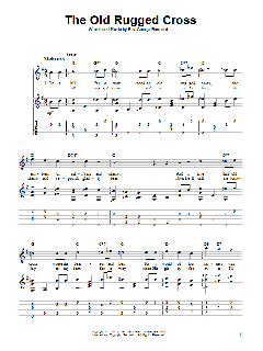 The Old Rugged Cross von Rev. George Bennard (Download) 