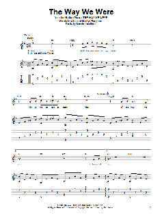 The Way We Were von Barbra Streisand (Download) 