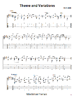Theme And Variations von Mauro Giuliani (Download) 