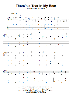 There's A Tear In My Beer von Hank Williams (Download) 