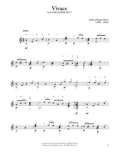 Vivace von Johann Kaspar Mertz (Download) 