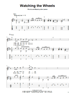 Watching The Wheels von John Lennon (Download) 