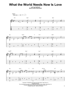 What The World Needs Now Is Love von Jackie DeShannon (Download) 