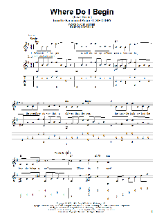 Where Do I Begin von Andy Williams (Download) 