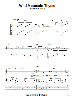 Wild Mountain Thyme von Traditional Scottish Folksong (Download) 