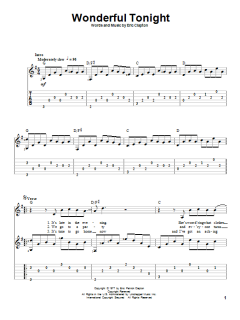Wonderful Tonight von Eric Clapton (Download) 