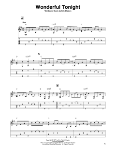 Wonderful Tonight von Eric Clapton (Download) 