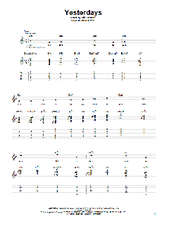 Yesterdays von Jerome Kern (Download) 