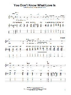 You Don't Know What Love Is von Carol Bruce (Download) 