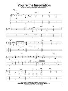 You're The Inspiration von Chicago (Download) 