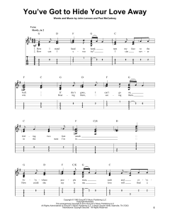 You've Got To Hide Your Love Away von John Lennon (Download) 