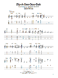 Zip-A-Dee-Doo-Dah von Ray Gilbert (Download) 