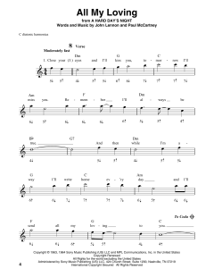 All My Loving von The Beatles (Download) 