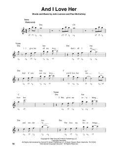 And I Love Her von The Beatles (Download) 