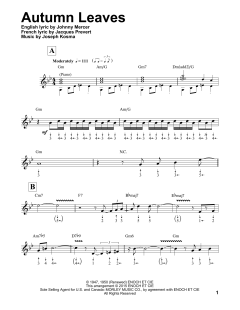 Autumn Leaves von Joseph Kosma (Download) 