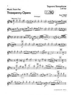 Musik aus der Dreigroschenoper von Kurt Weill 