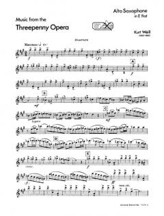 Musik aus der Dreigroschenoper von Kurt Weill 