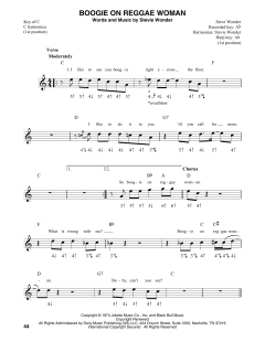 Boogie On Reggae Woman von Stevie Wonder (Download) 