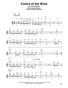 Colors Of The Wind von Vanessa Williams (Download) 