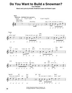 Do You Want To Build A Snowman? von Robert Lopez (Download) 