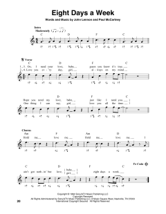 Eight Days A Week von The Beatles (Download) 