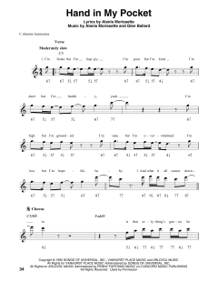 Hand In My Pocket von Alanis Morissette (Download) 