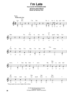 I'm Late von Bob Hilliard (Download) 