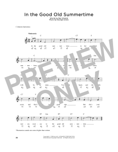 In The Good Old Summertime von Ren Shields (Download) 