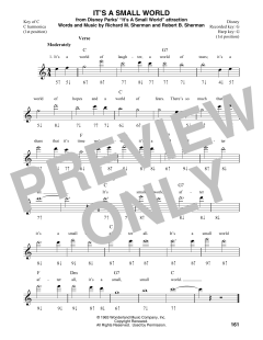 It's A Small World von Robert Bernard Sherman (Download) 