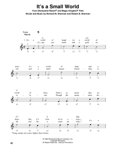 It's A Small World von Robert Bernard Sherman (Download) 