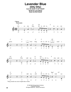 Lavender Blue von Burl Ives (Download) 