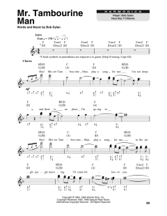 Mr. Tambourine Man von Bob Dylan (Download) 