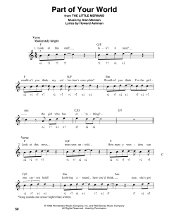 Part Of Your World von Alan Menken (Download) 