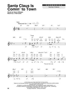 Santa Claus Is Comin' To Town von Fred Coots (Download) 