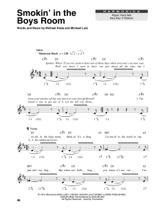 Smokin' In The Boys Room von Motley Crue (Download) 